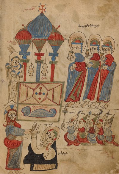 The Women at the Tomb; The Descent into Limbo by Unbekannt Unbekannt